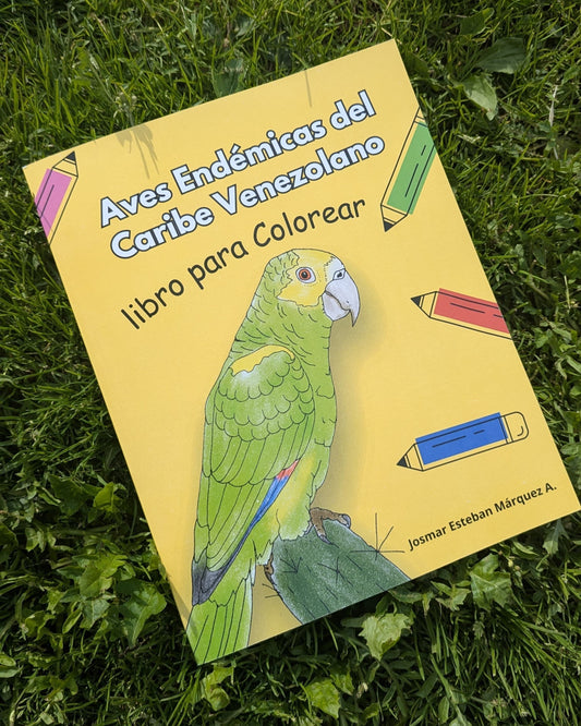 Libros de colorear de las Aves Endémicas y Aves Migratorias de Venezuela