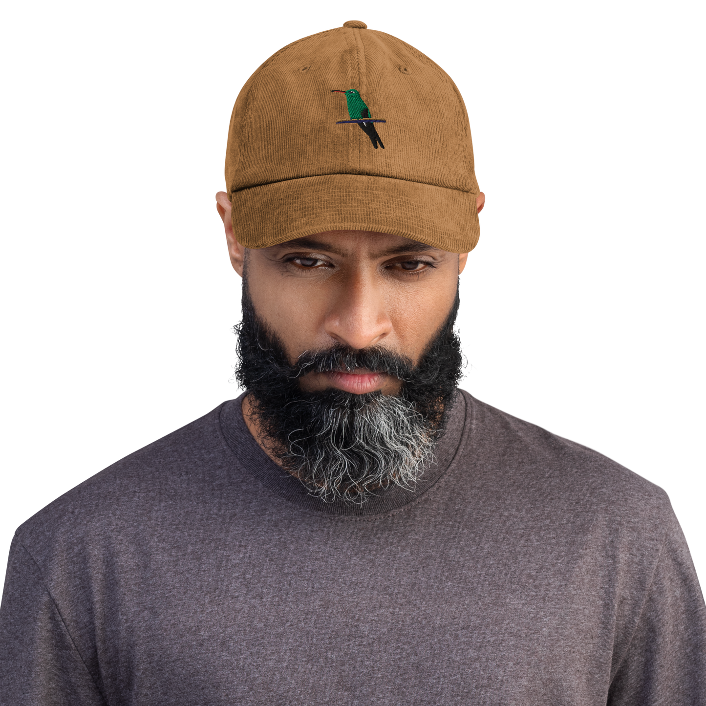 Cuban Emerald Zunzún / Corduroy hat
