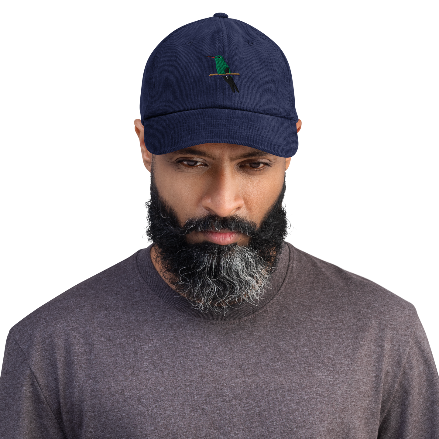 Cuban Emerald Zunzún / Corduroy hat