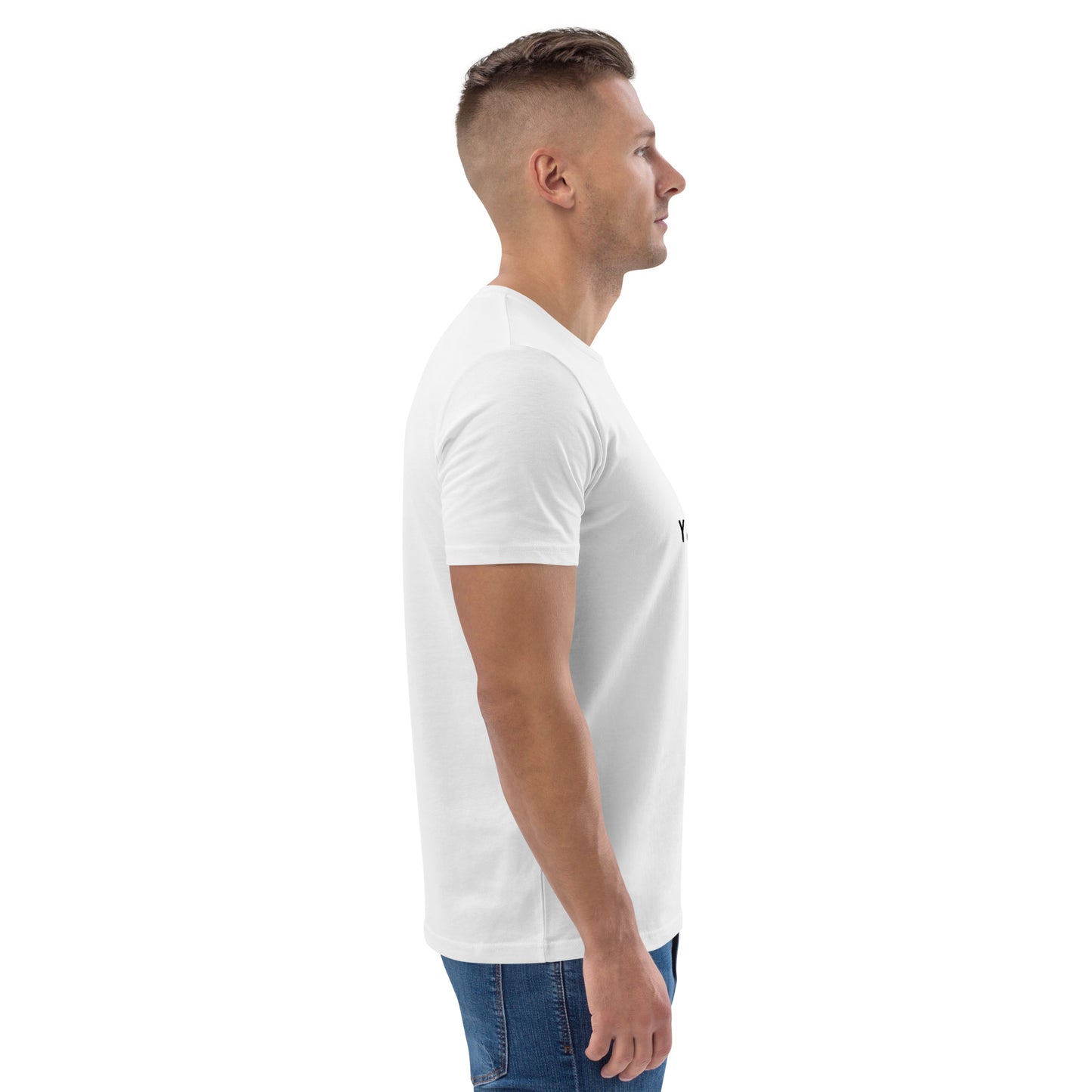 YAP, YAP, YIP, YAp (Black-necked Stilt) Unisex organic cotton t-shirt
