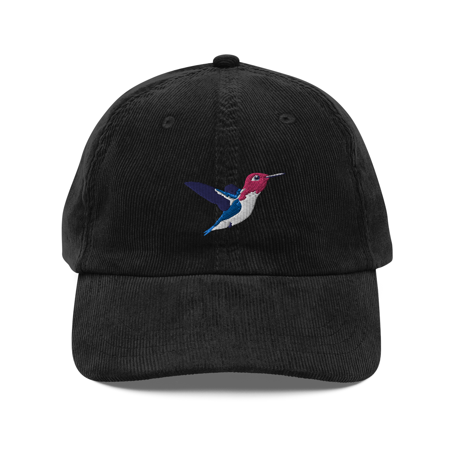 Bee Hummingbird / Zunzuncito / Vintage corduroy cap