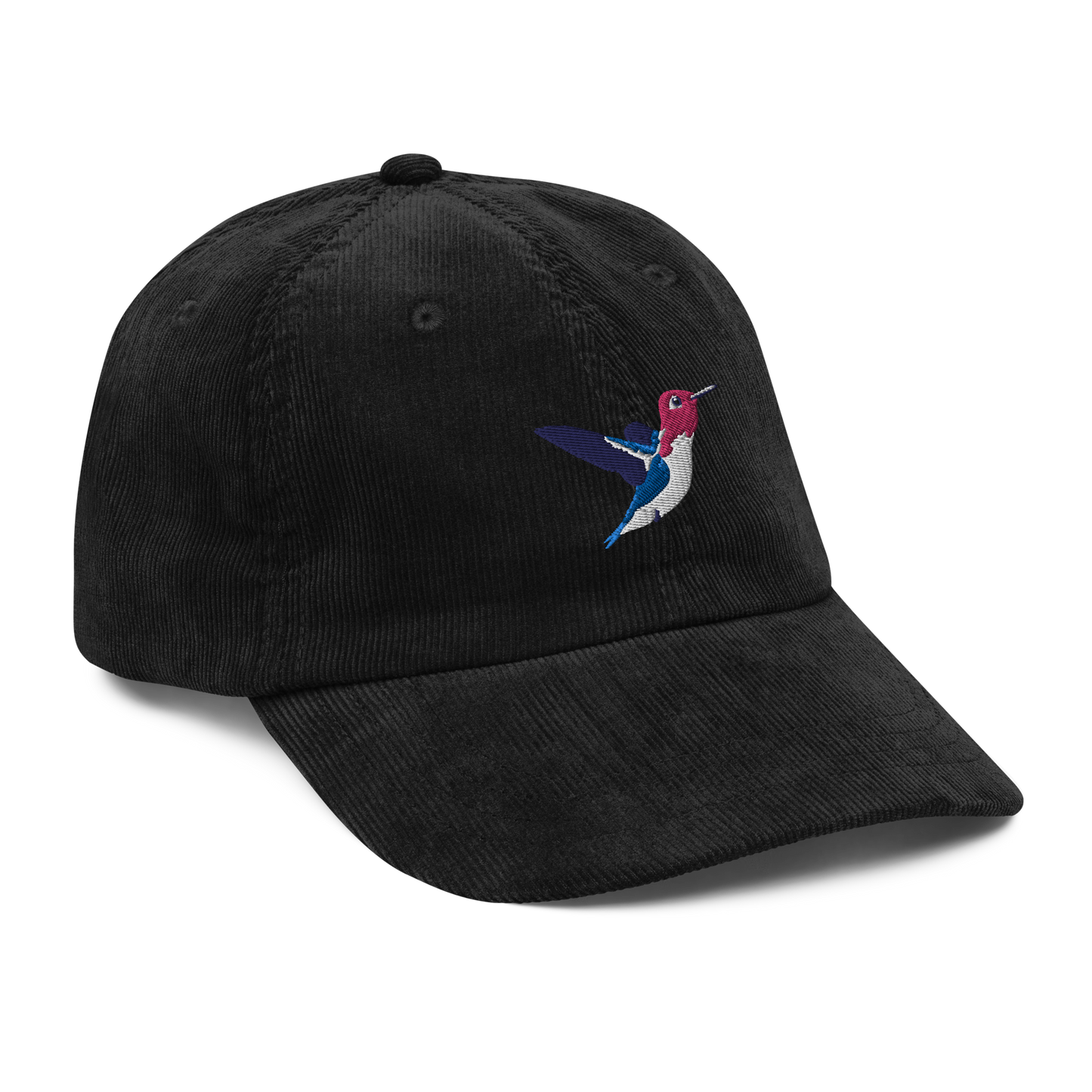 Bee Hummingbird / Zunzuncito / Vintage corduroy cap