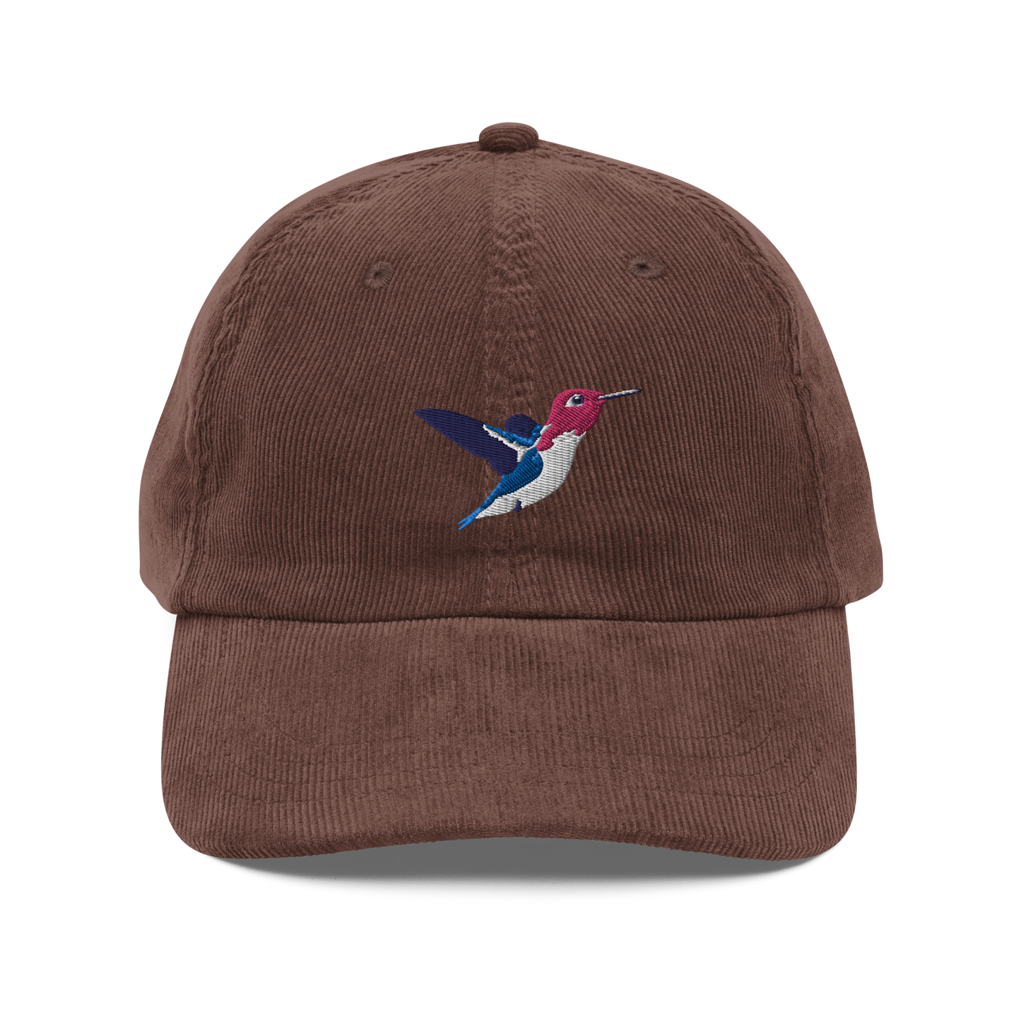Bee Hummingbird / Zunzuncito / Vintage corduroy cap