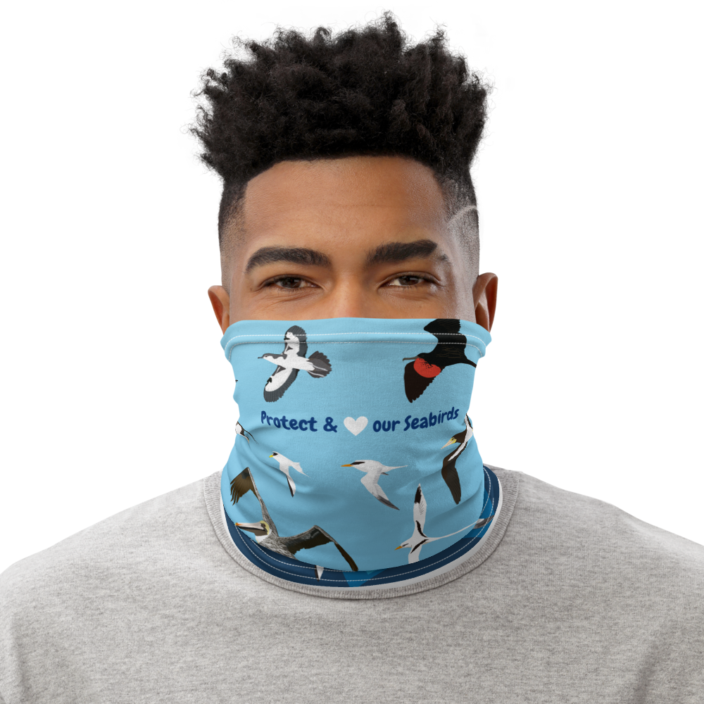 Protect & Love our Seabirds (deep blue) / Neck Gaiter