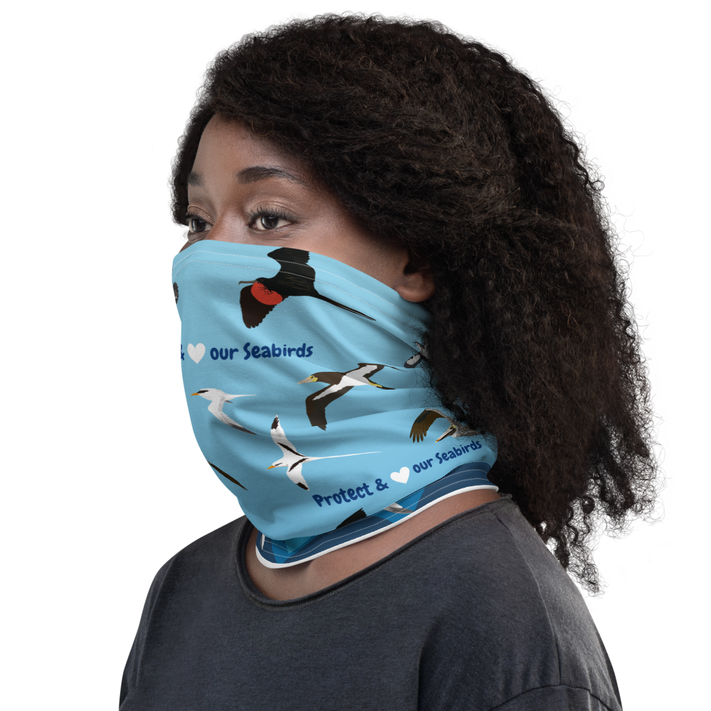 Protect & Love our Seabirds (deep blue) / Neck Gaiter