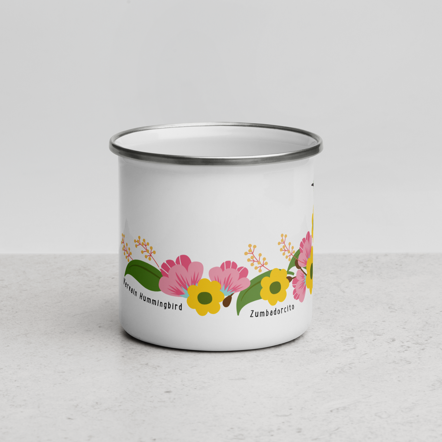 Vervain Hummingbird / Zumbadorcito /Enamel Mug