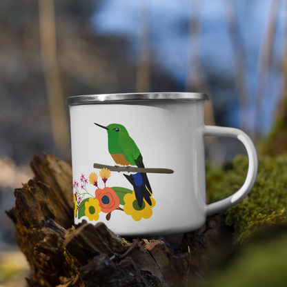 Coppery-bellied Puffleg Enamel Mug