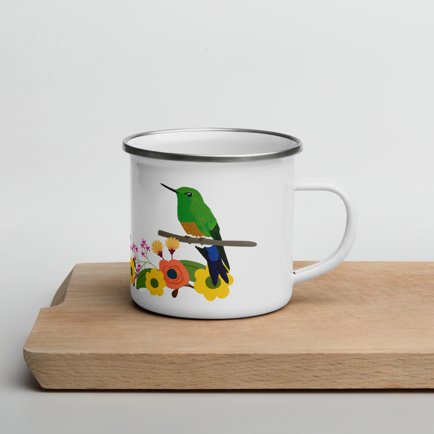 Coppery-bellied Puffleg Enamel Mug