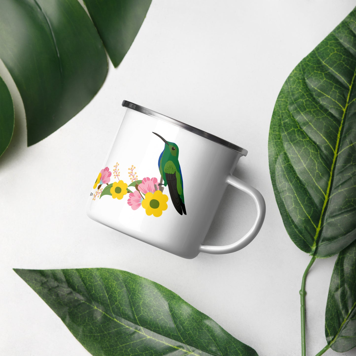 Green Mango / Zumbador Verde / Enamel Mug