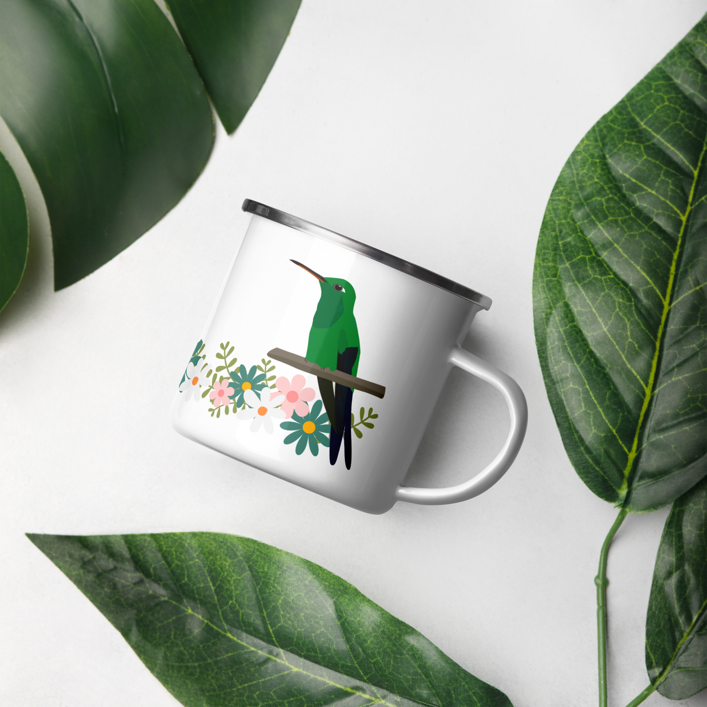 Cuban Emerald / Zunzún / Enamel Mug