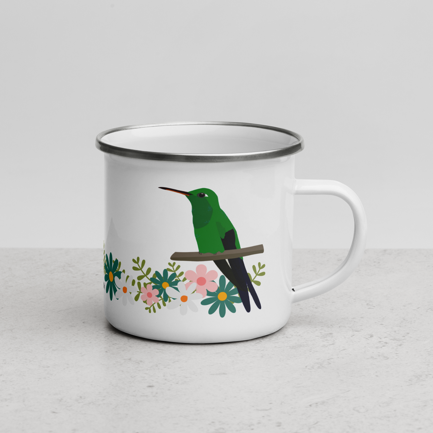 Cuban Emerald / Zunzún / Enamel Mug