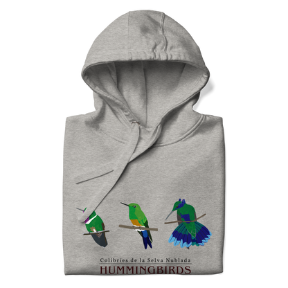 Hummingbirds of the Could Forest / Unisex Hoodie