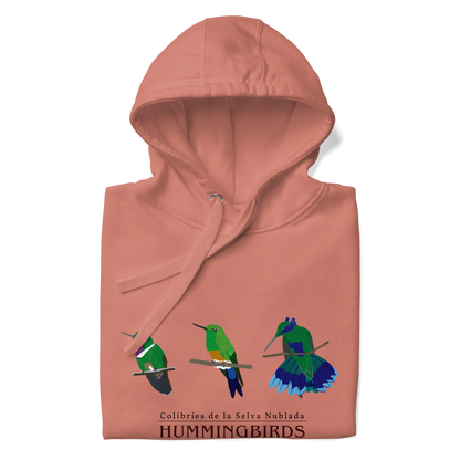 Hummingbirds of the Could Forest / Unisex Hoodie