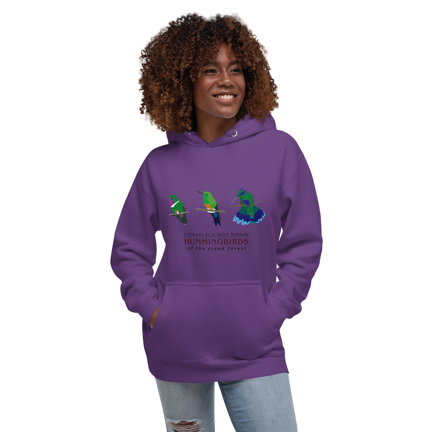 Hummingbirds of the Could Forest / Unisex Hoodie