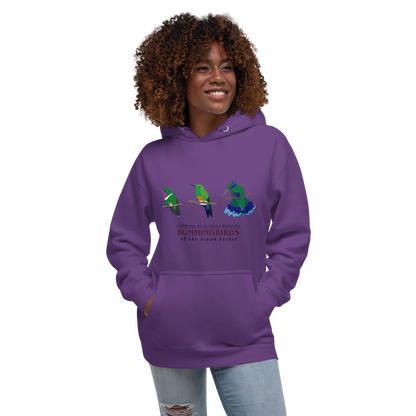 Hummingbirds of the Could Forest / Unisex Hoodie