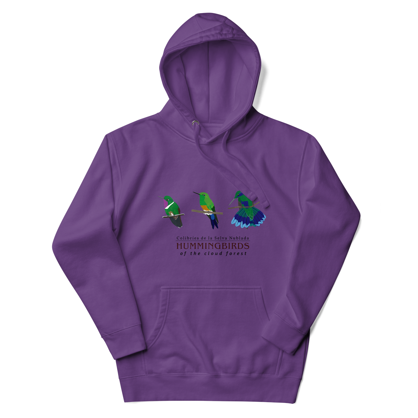 Hummingbirds of the Could Forest / Unisex Hoodie