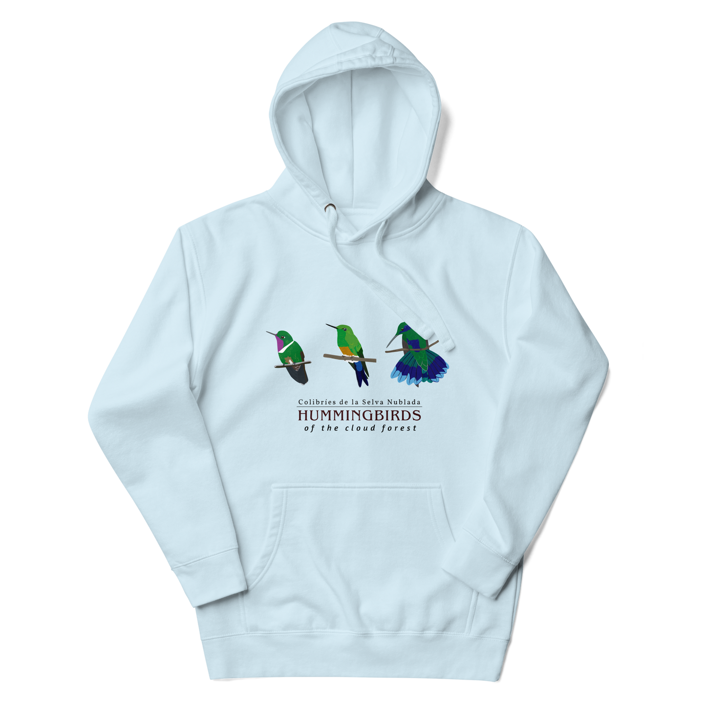 Hummingbirds of the Could Forest / Unisex Hoodie