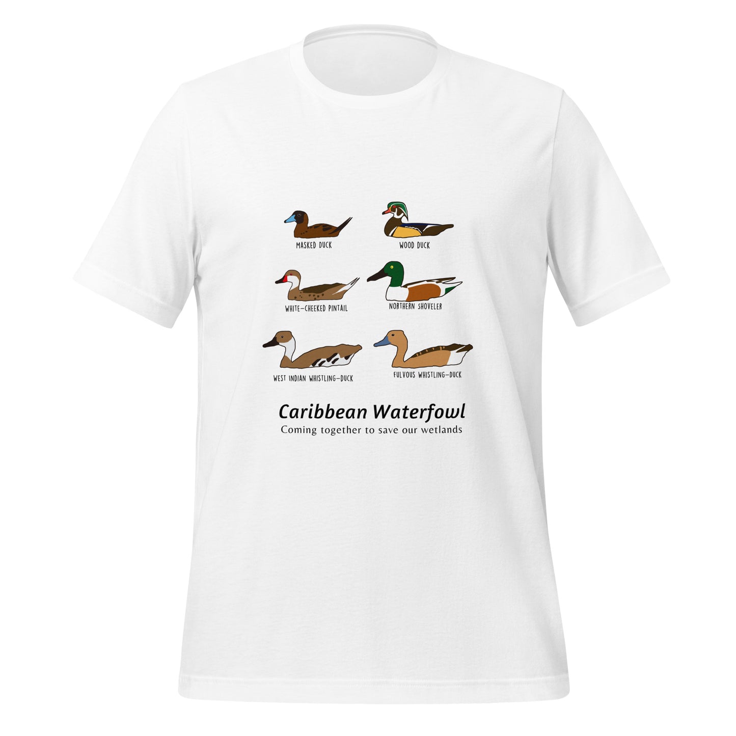 Caribbean Waterfowl Unisex t-shirt