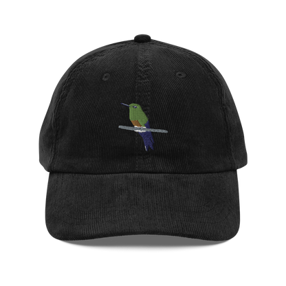 Coppery-bellied Puffleg Vintage corduroy cap