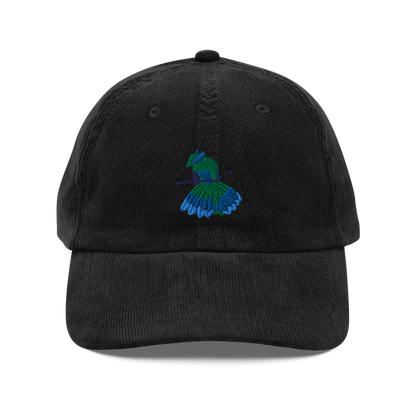 Sparkling Violetear Vintage corduroy cap