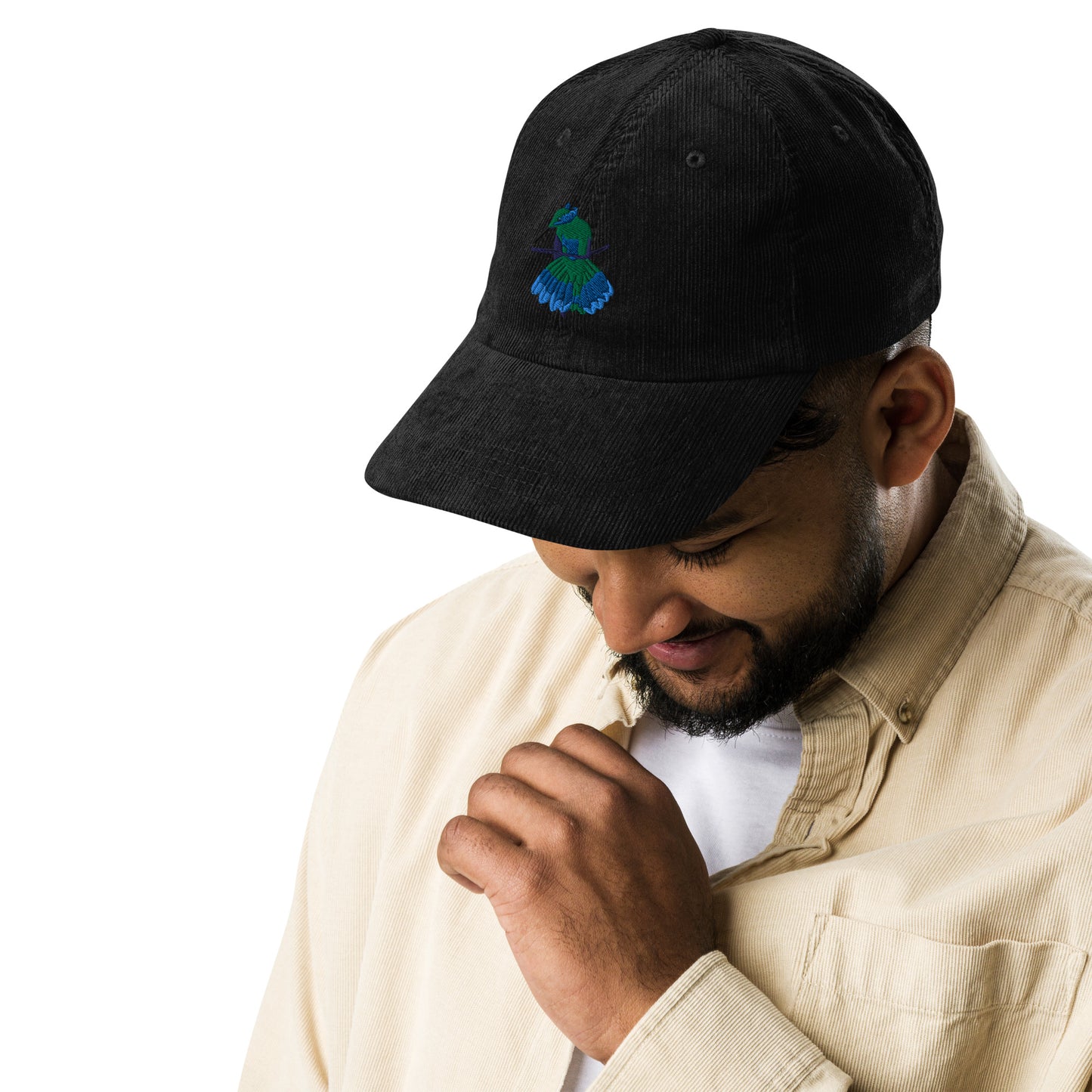 Sparkling Violetear Vintage corduroy cap