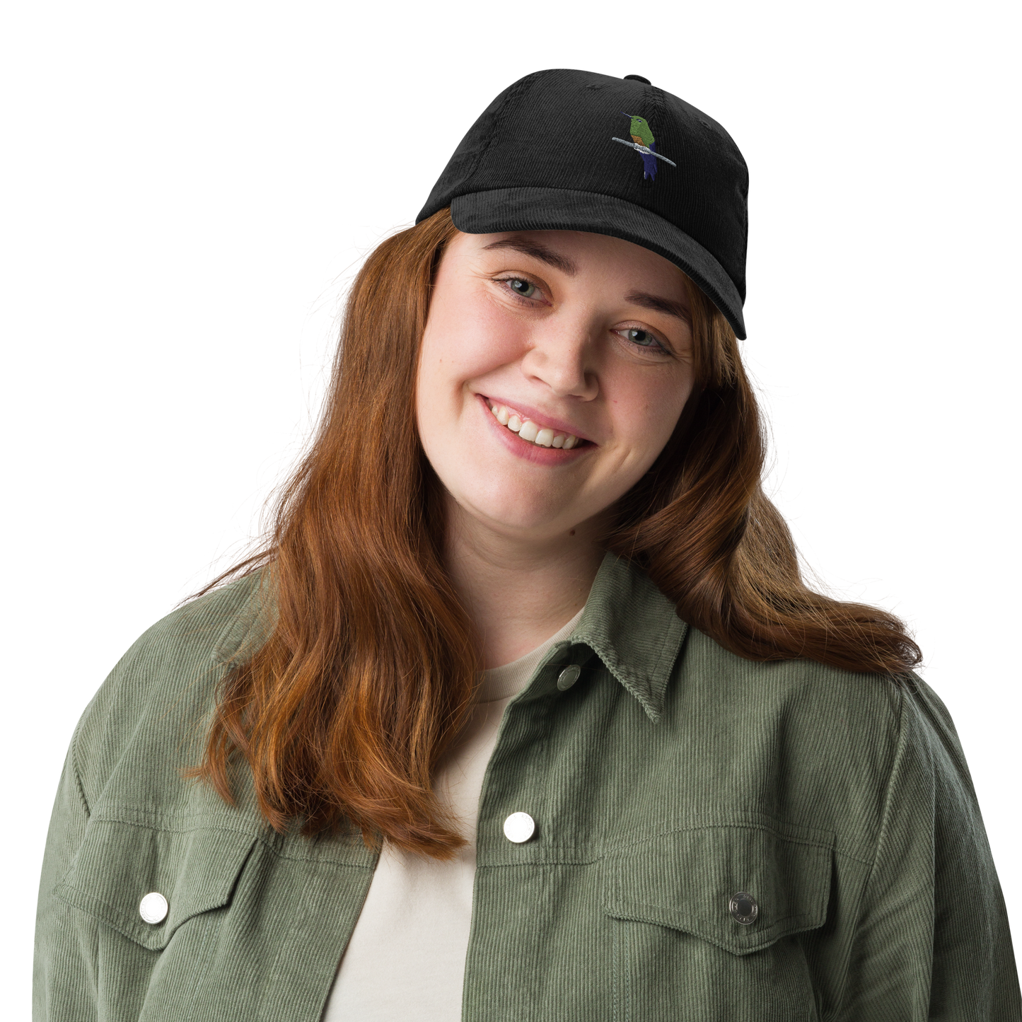 Coppery-bellied Puffleg Vintage corduroy cap