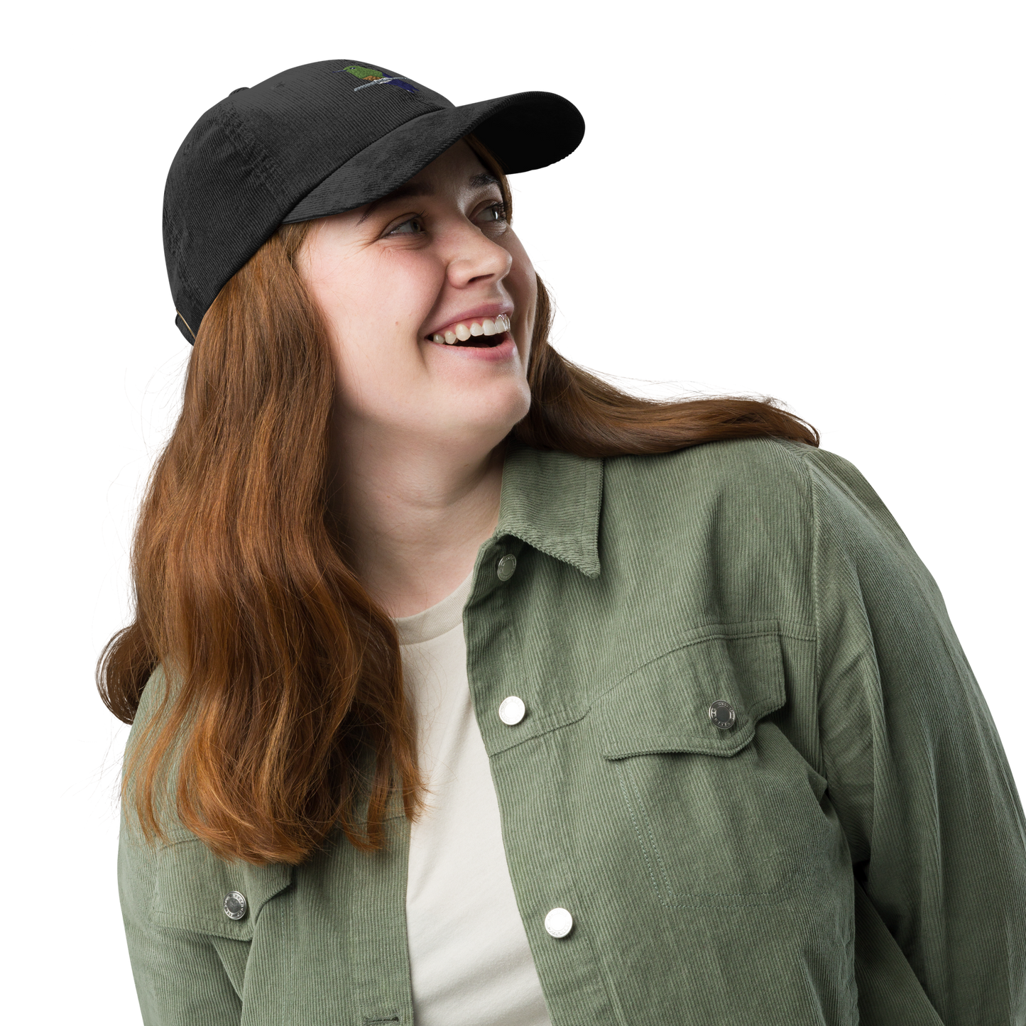 Coppery-bellied Puffleg Vintage corduroy cap