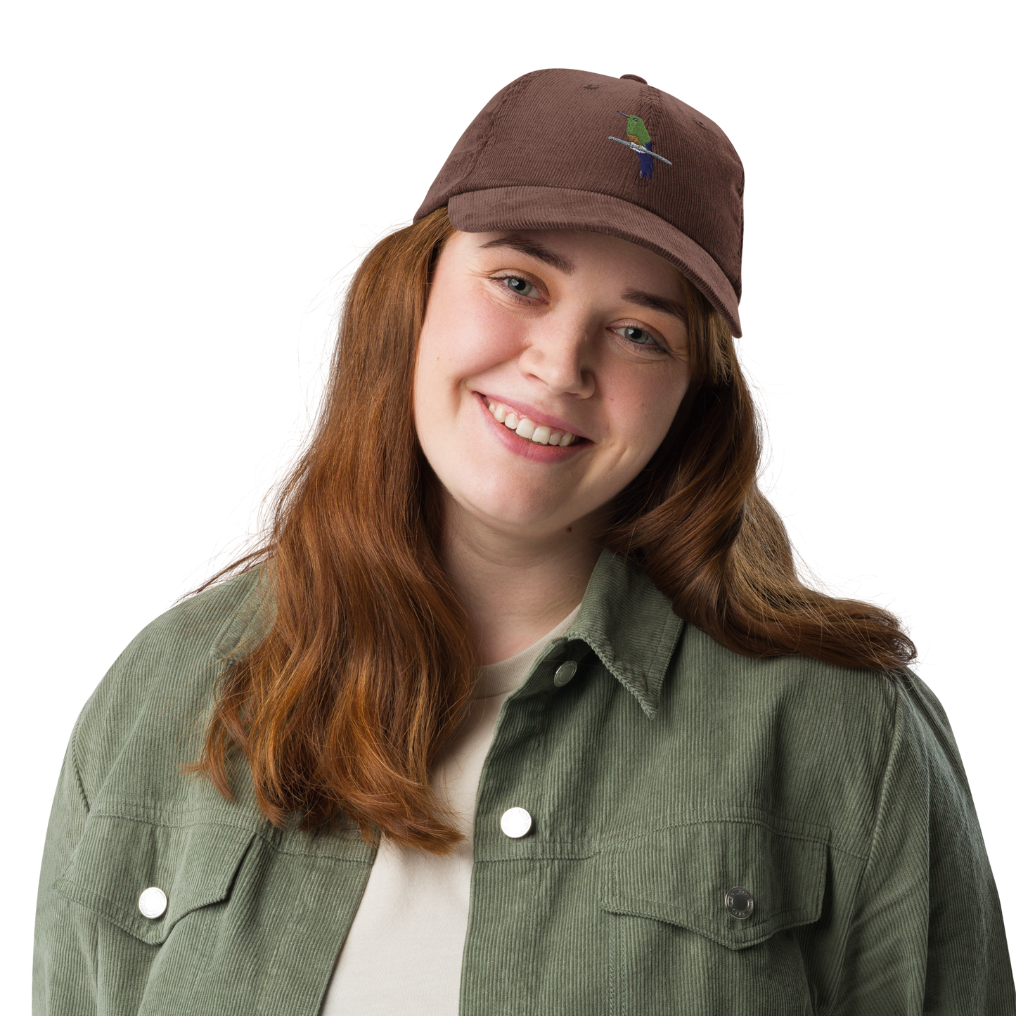 Coppery-bellied Puffleg Vintage corduroy cap