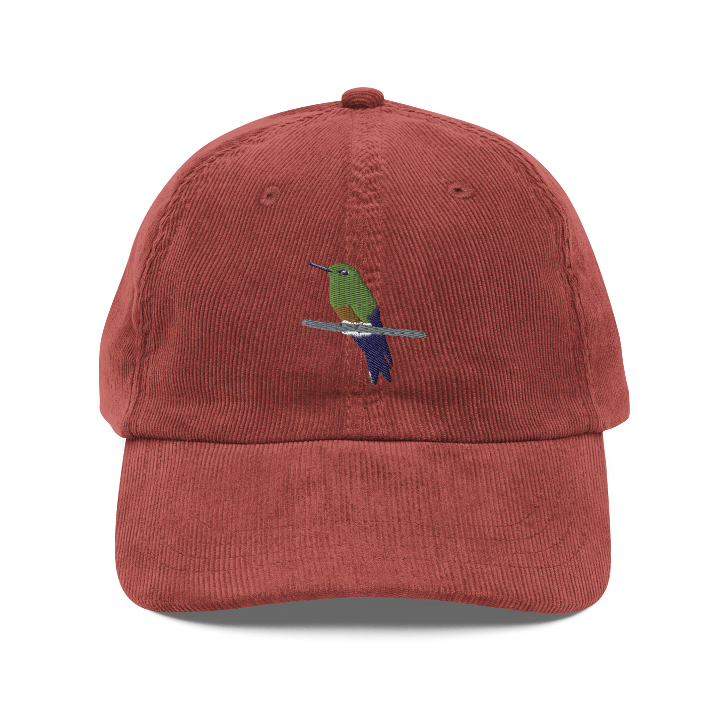Coppery-bellied Puffleg Vintage corduroy cap
