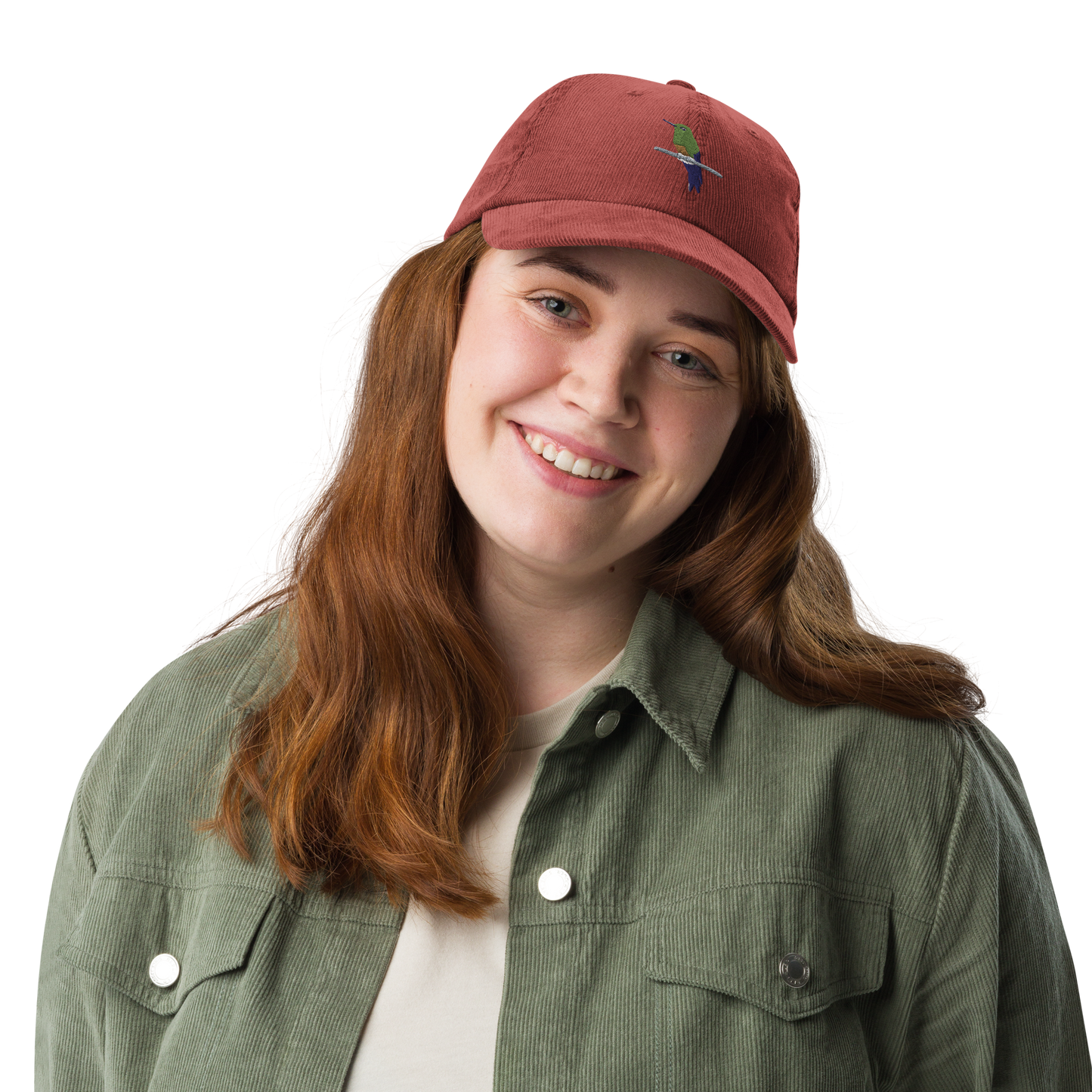 Coppery-bellied Puffleg Vintage corduroy cap