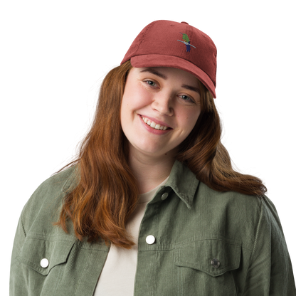 Coppery-bellied Puffleg Vintage corduroy cap