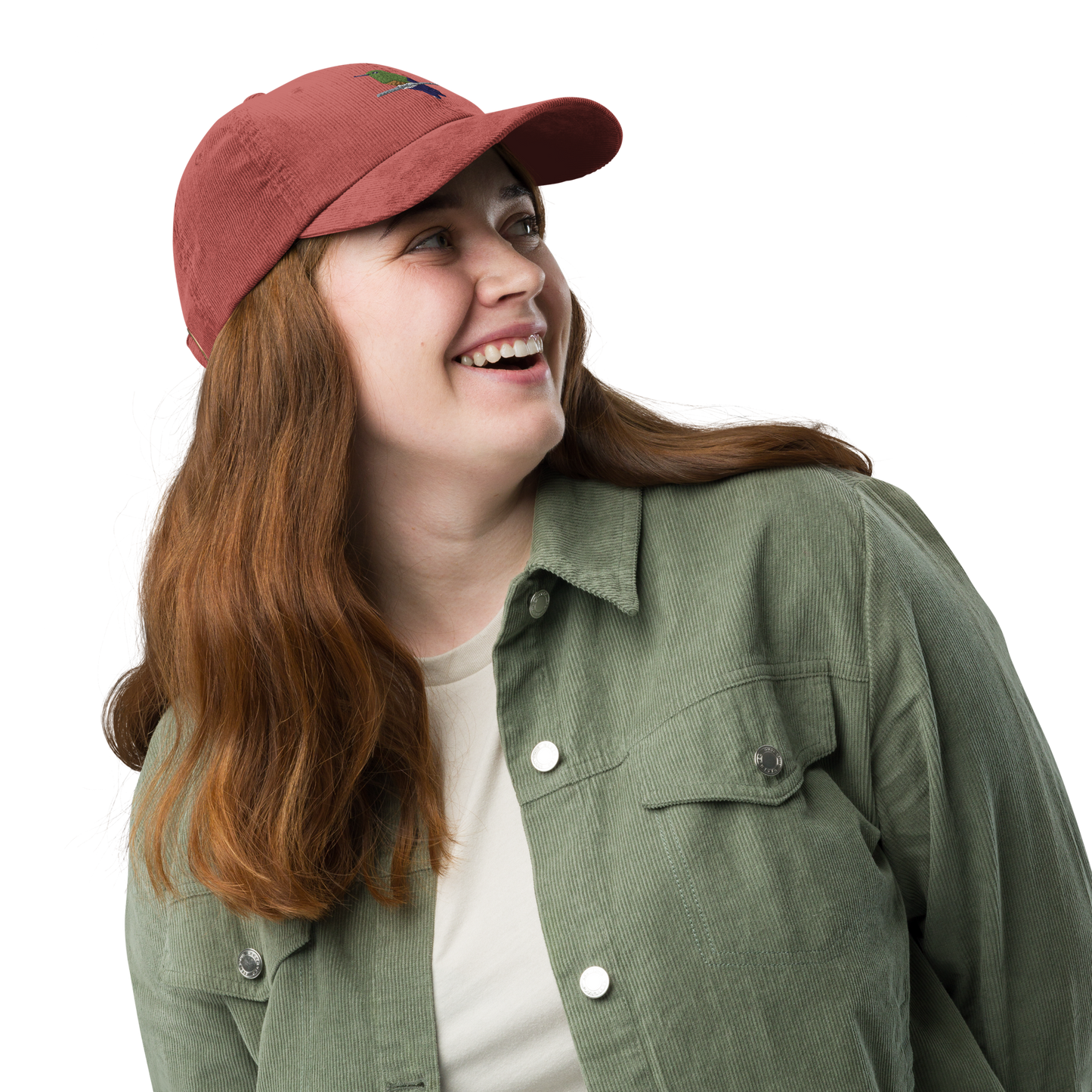 Coppery-bellied Puffleg Vintage corduroy cap