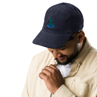 Sparkling Violetear Vintage corduroy cap