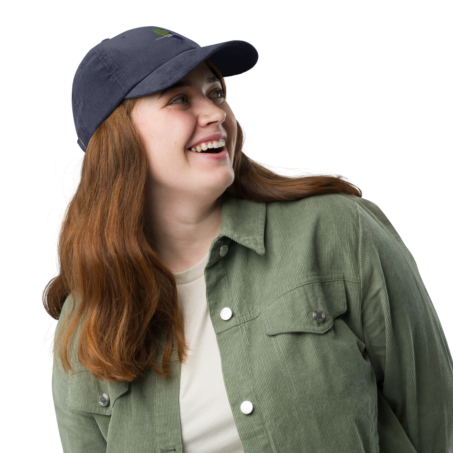 Coppery-bellied Puffleg Vintage corduroy cap