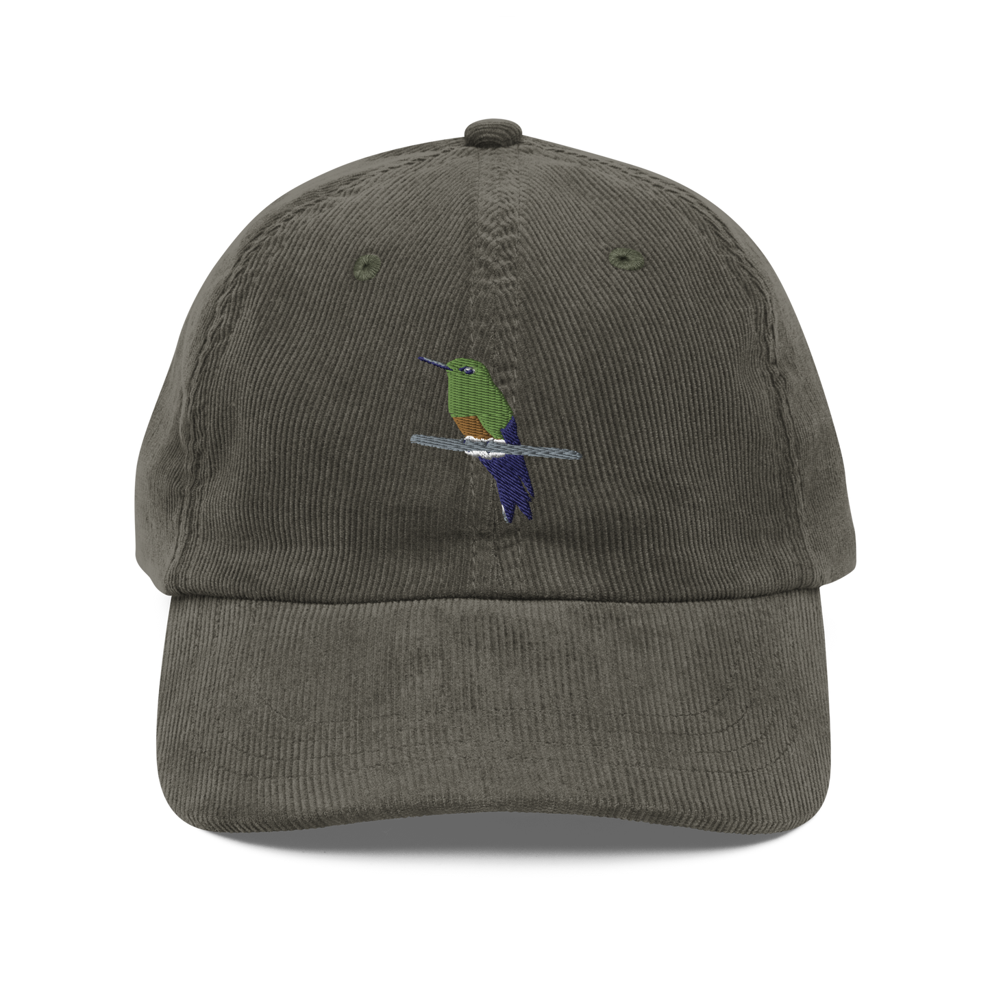 Coppery-bellied Puffleg Vintage corduroy cap