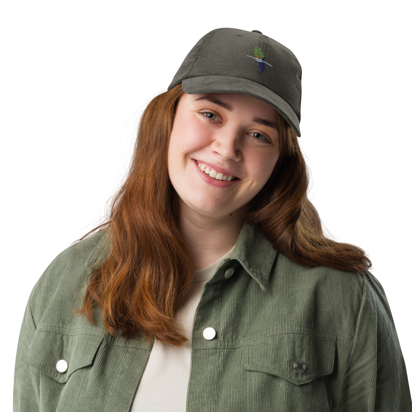 Coppery-bellied Puffleg Vintage corduroy cap