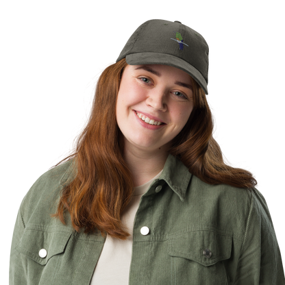 Coppery-bellied Puffleg Vintage corduroy cap