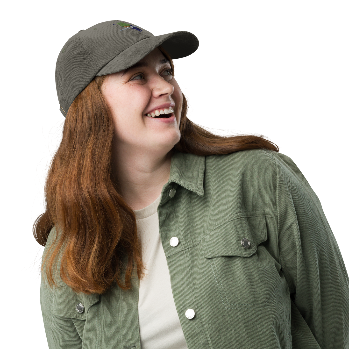Coppery-bellied Puffleg Vintage corduroy cap