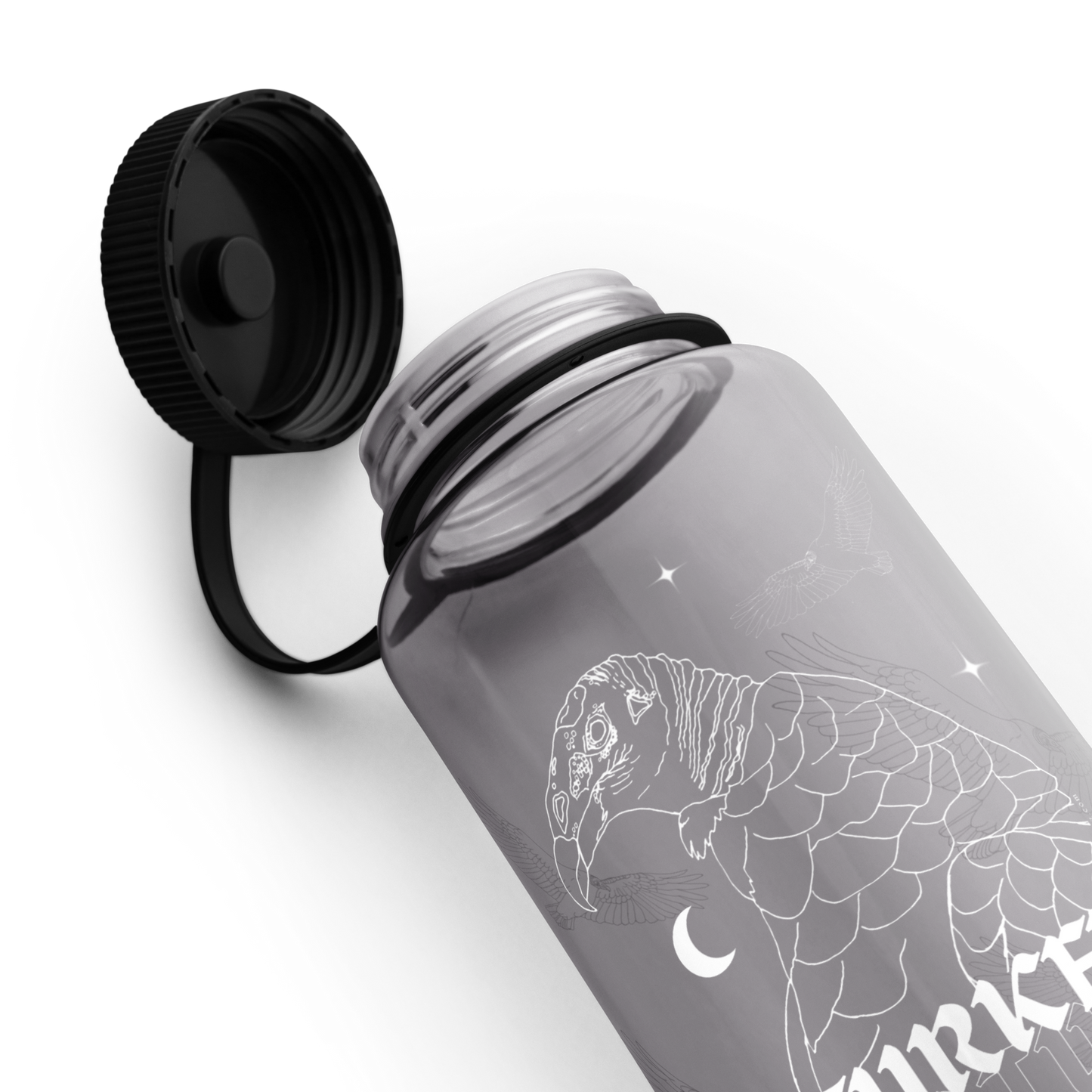 TURKEY VULTURE / Wide mouth plastic water bottle