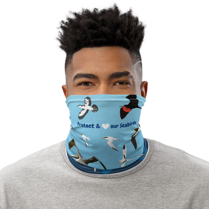 Protect & Love our Seabirds (deep blue) / Neck Gaiter