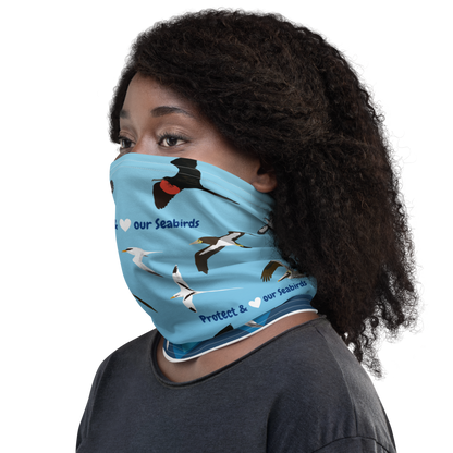 Protect & Love our Seabirds (deep blue) / Neck Gaiter