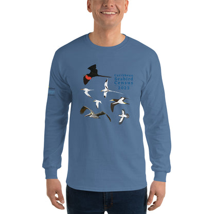 Caribbean Seabird Census 2023 / Men’s Long Sleeve Shirt