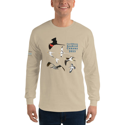 Caribbean Seabird Census 2023 / Men’s Long Sleeve Shirt