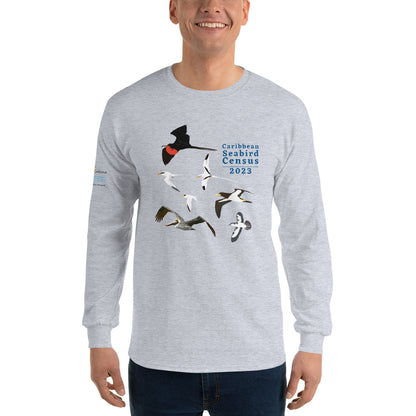 Caribbean Seabird Census 2023 / Men’s Long Sleeve Shirt