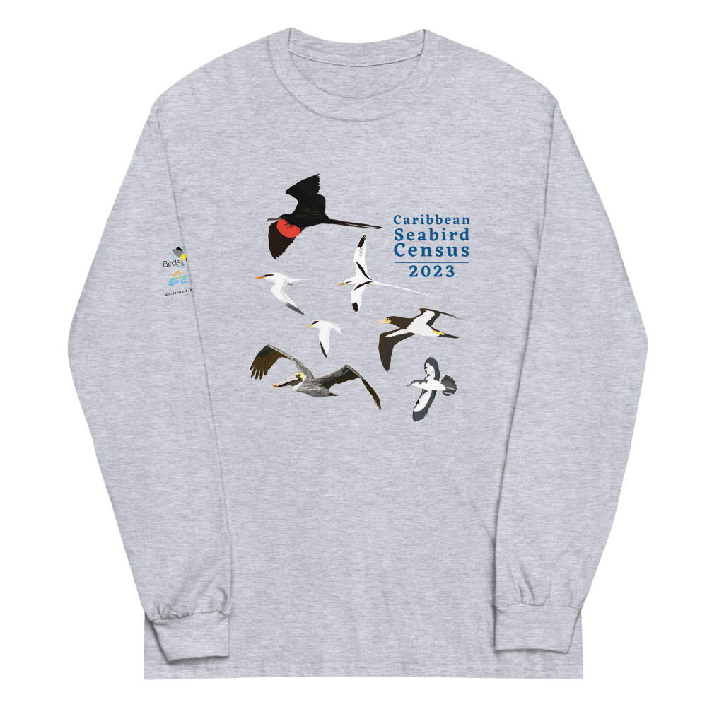 Caribbean Seabird Census 2023 / Men’s Long Sleeve Shirt