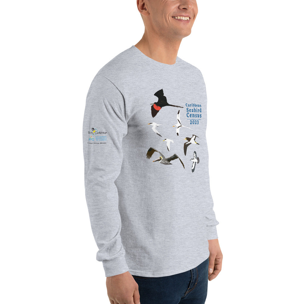 Caribbean Seabird Census 2023 / Men’s Long Sleeve Shirt