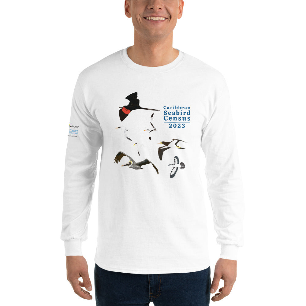 Caribbean Seabird Census 2023 / Men’s Long Sleeve Shirt