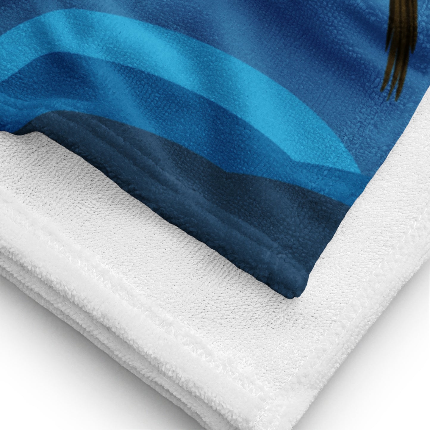 Protect and Love our Seabird - Towel (deep blue)