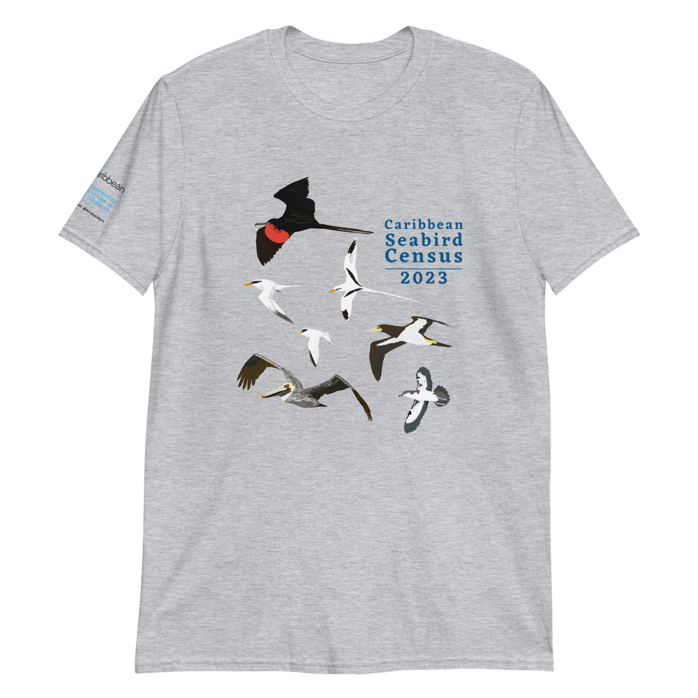 Caribbean Seabird Census 2023 / Short-Sleeve Unisex T-Shirt