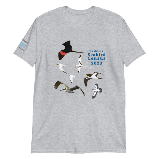 Caribbean Seabird Census 2023 / Short-Sleeve Unisex T-Shirt